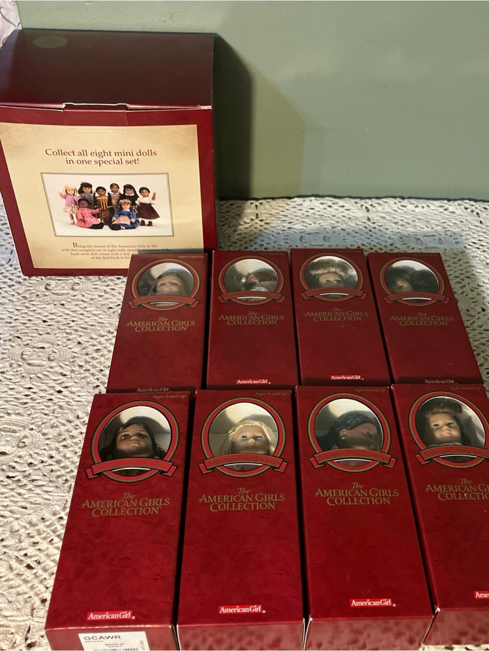 The American Girls Collection Mini 6" Lot Of 8 - Special Set
